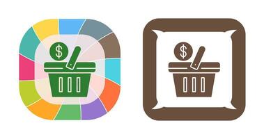 Shopping Basket Vector Icon