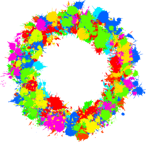 bunt Nummer Spritzen png