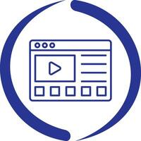 Online Tutorials Vector Icon