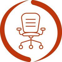 Office Chair Vector Icon