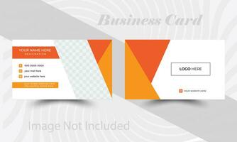 Business Card template, Creative and modern corporate card vector