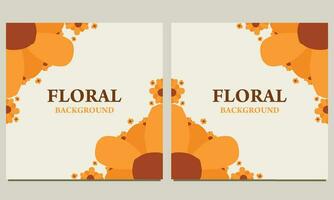 flower petal social media post background. Suitable for social media post, banner design and internet ads. vector
