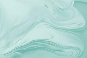 Pastel blue liquid marble watercolor background with wavy lines and brush stains. Vector art ink texture