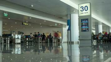 Time lapse shot of Noi Bai International Airport video