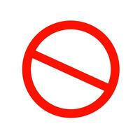 forbidden sign not allowed in red and black . ban icon symbol . stop entry  sign . slash icon . prohibited mark 21745813 Vector Art at Vecteezy