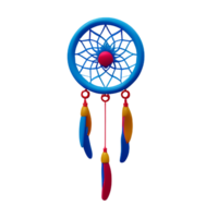 dream catcher 3d rendering icon illustration png