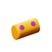 eraser 3d rendering icon illustration png