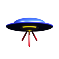 ufo 3d interpretazione icona illustrazione png