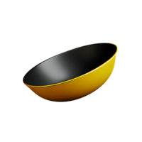 pan 3d renderen icoon illustratie png