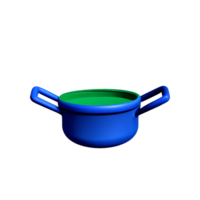 pan 3d renderen icoon illustratie png