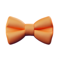 bow tie 3d rendering icon illustration png