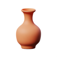 fiore vaso 3d interpretazione icona illustrazione png