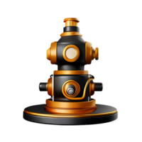 steampunk 3d le rendu icône illustration png