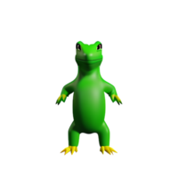 lizard 3d rendering icon illustration png