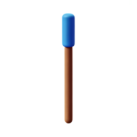 stick 3d rendering icon illustration png