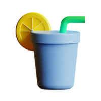 Limonade 3d Rendern Symbol Illustration png