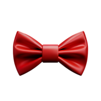 bow tie 3d rendering icon illustration png