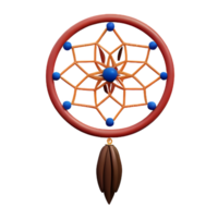 dream catcher 3d rendering icon illustration png