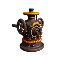 steampunk 3d renderen icoon illustratie png