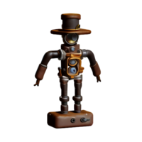 steampunk 3d interpretazione icona illustrazione png