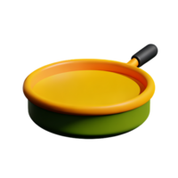 pan 3d renderen icoon illustratie png