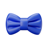 bow tie 3d rendering icon illustration png