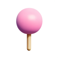 cotton candy 3d rendering icon illustration png