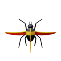 mosquito 3d representación icono ilustración png