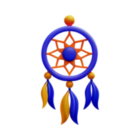 dream catcher 3d rendering icon illustration png