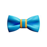 bow tie 3d rendering icon illustration png