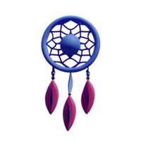 dream catcher 3d rendering icon illustration png