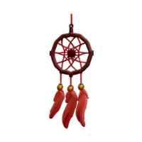 dream catcher 3d rendering icon illustration png