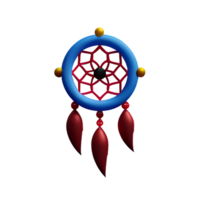 dream catcher 3d rendering icon illustration png