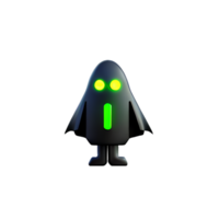 spooky 3d rendering icon illustration png