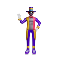 mardi gras 3d renderen icoon illustratie png