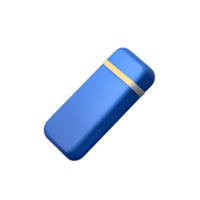 eraser 3d rendering icon illustration png