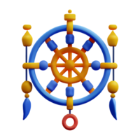 dream catcher 3d rendering icon illustration png