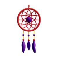 dream catcher 3d rendering icon illustration png