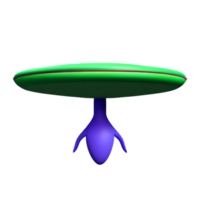 UFO 3d tolkning ikon illustration png