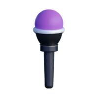 Karaoke 3d Rendern Symbol Illustration png