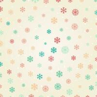 christmas snowflake pattern background vector