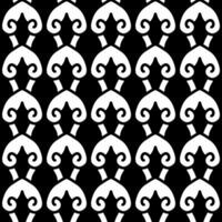 black and white floral seamless pattern for fashion prints, background or texture photo