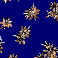 floral abstract pattern suitable for textile and printing needs vector