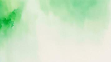 Abstract green watercolor background. Digital art painting. 3d rendering. ai generated photo