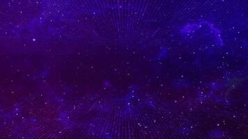 room purple space particle form, futuristic neon graphic Background, energy 3d abstract art element illustration, technology artificial intelligence wallpaper animation video