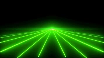 VJ Abstract laser light colorful glowing neon lines background. Video Ultra 4K