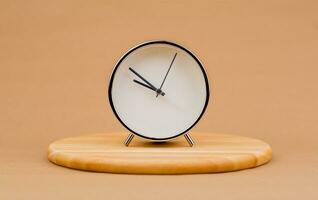 Alarm clock, time clock, appointment time, punctuality, working with time, time concept, modern clock photo