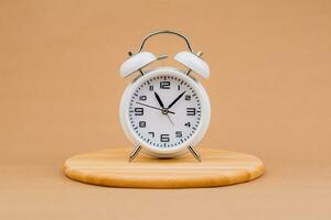 Alarm clock, time clock, appointment time, punctuality, working with time, time concept, modern clock photo