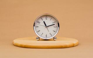 Alarm clock, time clock, appointment time, punctuality, working with time, time concept, modern clock photo