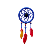 dream catcher 3d rendering icon illustration png